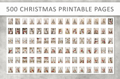 500 Vintage Christmas Printable Pages, Grunge Holiday Product Image 3