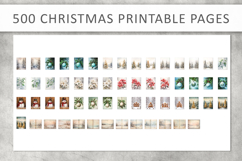 500 Vintage Christmas Printable Pages, Grunge Holiday Product Image 7