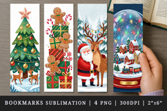 Christmas bookmarks printable sublimation bookmark design Product Image 1