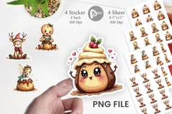 Christmas Pudding Delights Sticker Product Image 1