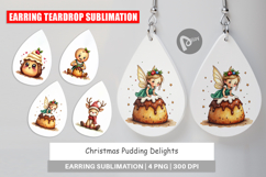 Christmas Pudding Delights Earring Product Image 1