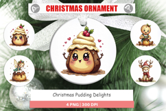 Christmas Pudding Delights Ornament Product Image 1