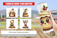 Christmas Pudding Delights Tumbler Product Image 1