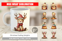 Christmas Pudding Delights Mug Wrap Product Image 1