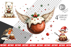 Christmas Pudding Delights Clipart Product Image 1
