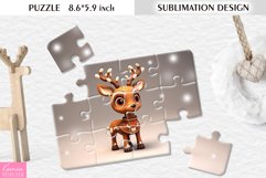 3d Baby Reindeer| Sublimation Puzzle Design Product Image 1