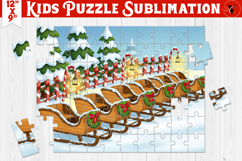 Kids puzzle | Christmas Scenes | Santa's sleigh Product Image 1