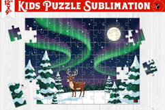 Kids puzzle | Christmas Scenes | Christmas reindeer Product Image 1