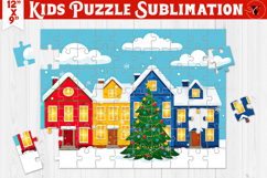 Kids puzzle | Christmas Scenes | Christmas House Product Image 1