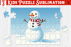 Kids puzzle | Christmas Scenes | Snowman Product Image 1