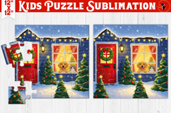 Kids puzzle | Christmas Scenes | Christmas House Product Image 1