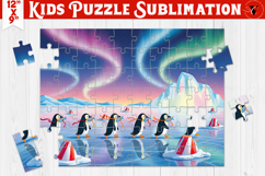 Kids puzzle | Christmas Scenes | Penguins Product Image 1