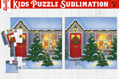 Kids puzzle | Christmas Scenes | Christmas House Product Image 1