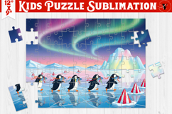 Kids puzzle | Christmas Scenes | Penguins Product Image 1