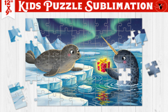 Kids puzzle | Christmas Scenes | Polar Animals Product Image 1