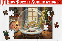 Kids puzzle | Christmas Scenes | glass ball Product Image 1