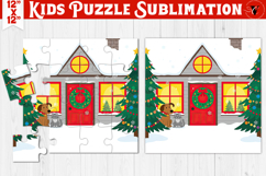 Kids puzzle | Christmas Scenes | Christmas House Product Image 1