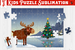 Kids puzzle | Christmas Scenes | Elk Product Image 1