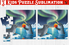 Kids puzzle | Christmas Scenes | Polar Animals Product Image 1