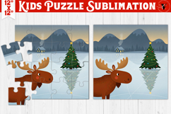 Kids puzzle | Christmas Scenes | Elk Product Image 1