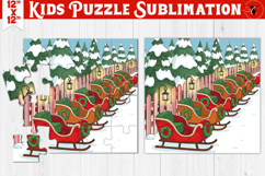 Kids puzzle | Christmas Scenes | Santa's sleigh Product Image 1