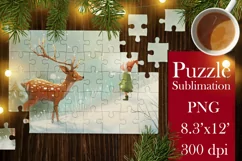 Christmas Puzzles PNG |Kids Puzzles Sublimation 3 Product Image 4