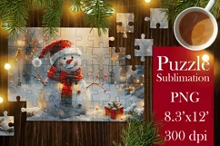 Christmas Puzzles PNG |Kids Puzzles Sublimation 3 Product Image 2