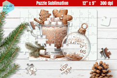 Hot drinks Christmas Kids Puzzles Sublimation Product Image 1