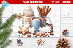 Hot drinks Christmas Kids Puzzles Sublimation Product Image 1