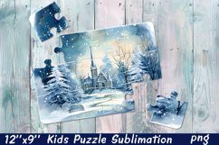 Immersing in a winter wonderland puzzle Product Image 1