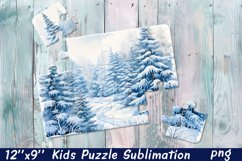 Immersing in a winter wonderland puzzle Product Image 1