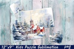Immersing in a winter wonderland puzzle Product Image 1