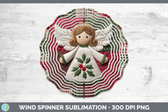 GorgeousChristmas Quilted Patchwork Wind Spinner design.