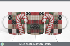 GorgeousChristmas Quilted Patchwork Mug Wrap design.