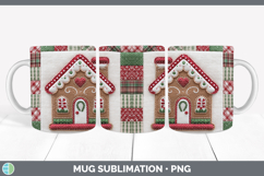 GorgeousChristmas Quilted Patchwork Mug Wrap design.