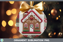 GorgeousChristmas Quilted Patchwork Ornament design.