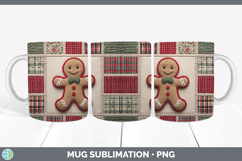 GorgeousChristmas Quilted Patchwork Mug Wrap design.