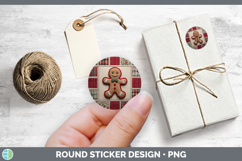 GorgeousChristmas Quilted Patchwork Stickers design.