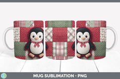 GorgeousChristmas Quilted Patchwork Mug Wrap design.