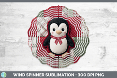 GorgeousChristmas Quilted Patchwork Wind Spinner design.
