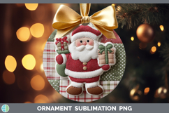 GorgeousChristmas Quilted Patchwork Ornament design.