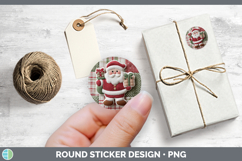 GorgeousChristmas Quilted Patchwork Stickers design.