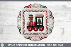 GorgeousChristmas Quilted Patchwork Wind Spinner design.