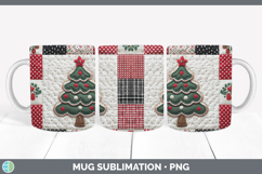 GorgeousChristmas Quilted Patchwork Mug Wrap design.