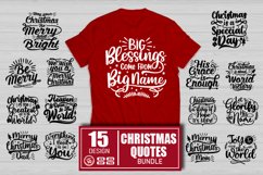 Christmas quotes bundle SVG, EPS, DXF, PNG Product Image 1