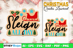 Christmas Quotes Vintage Lasercut Product Image 1