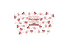 christmas quotes starbucks 24oz cold cup wrap svg presized template for tumbler venti suitable for cricut and silhouette
