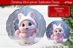 Cute wind spinner Christmas Wind spinner Bunny Product Image 1