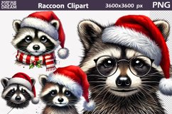 Cute Raccoon Halloween Bundle | Funny Raccoon Christmas Product Image 2