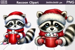 Cute Raccoon Halloween Bundle | Funny Raccoon Christmas Product Image 7